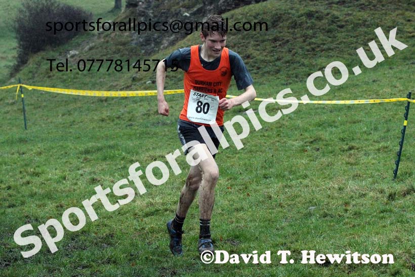 Mens under-17s, NECAA Junior Cross Country Relays, Thornley Farm, Peterlee, Saturday, December 12th. Photo: David T. Hewitson/Sports for All Pics